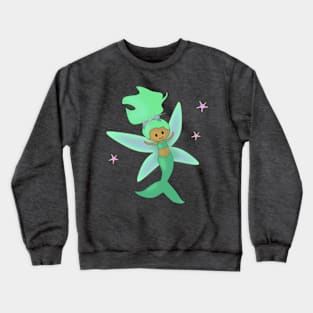 Cute Glowing Mermaid Fairy Crewneck Sweatshirt